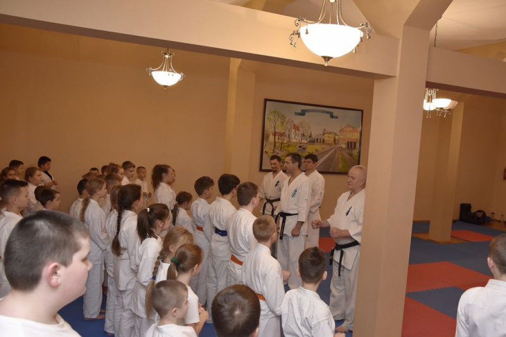 Egzamin z karate w Kąkolewnicy