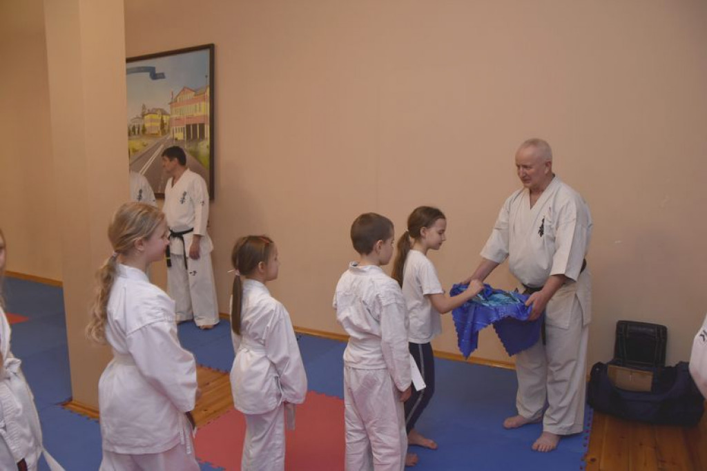 Egzamin z karate w Kąkolewnicy