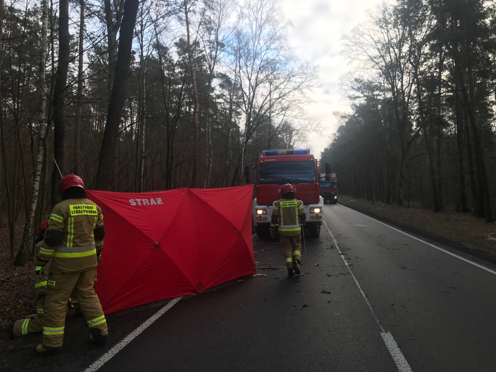 Śmiertelny wypadek w Białej na drodze krajowej