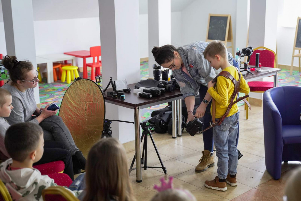 Warsztaty fotograficzne dla dzieci w Białej