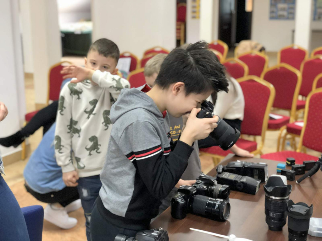 Warsztaty fotograficzne dla dzieci w Białej