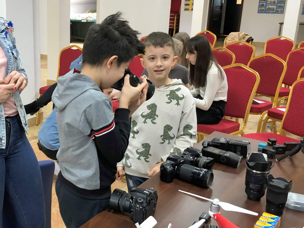 Warsztaty fotograficzne dla dzieci w Białej