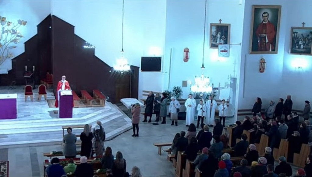 Uroczystość wprowadzenia relikwii do kościoła MBNP