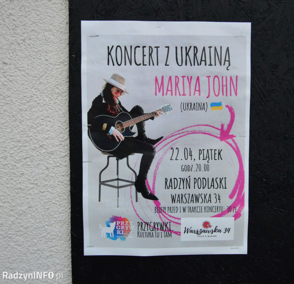 Koncert Mariyi John w Radzyniu