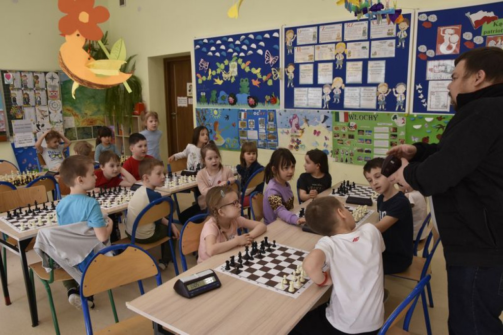 Turniej szachowy dla najmłodszych w Kąkolewnicy