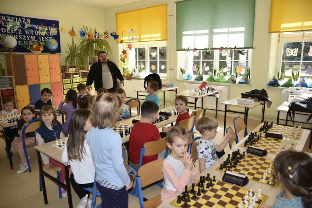 Turniej szachowy dla najmłodszych w Kąkolewnicy