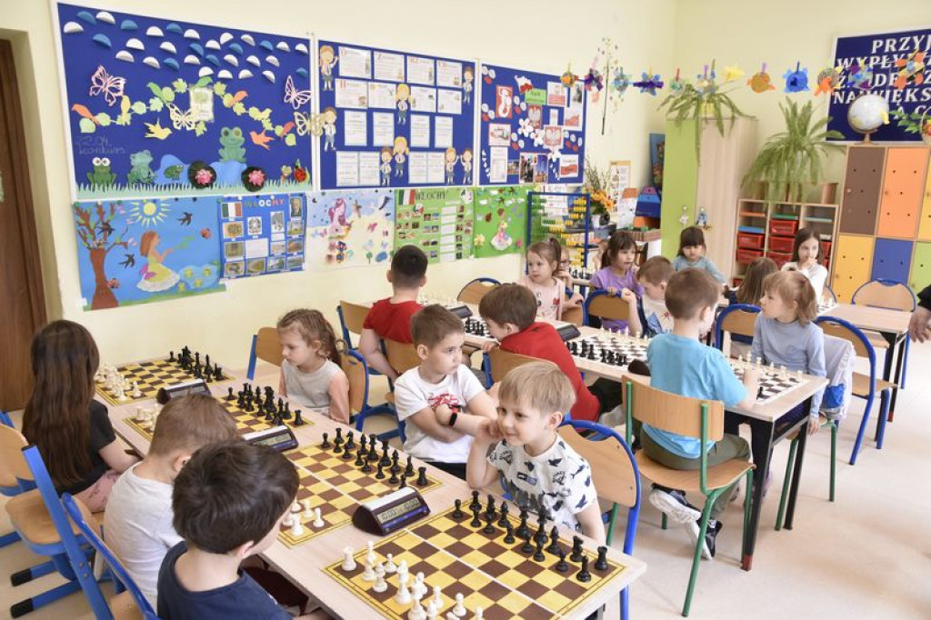 Turniej szachowy dla najmłodszych w Kąkolewnicy