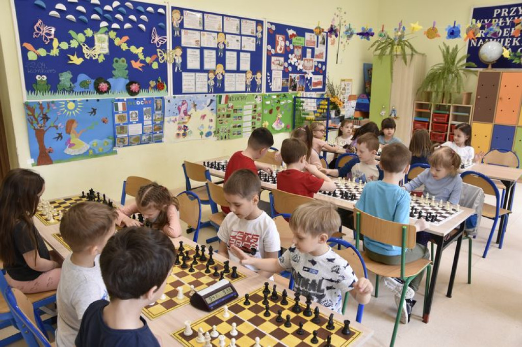 Turniej szachowy dla najmłodszych w Kąkolewnicy