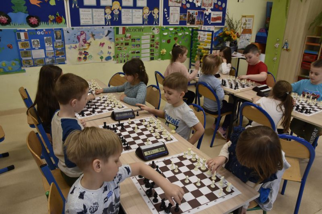 Turniej szachowy dla najmłodszych w Kąkolewnicy