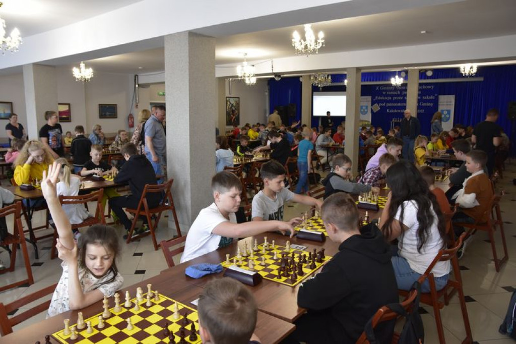 Turniej szachowy szkół podstawowych w Kąkolewnicy