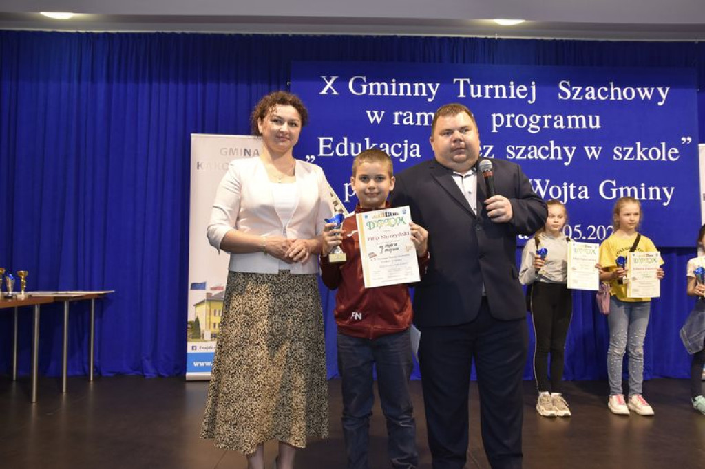 Turniej szachowy szkół podstawowych w Kąkolewnicy