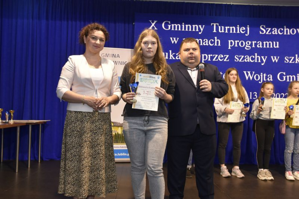 Turniej szachowy szkół podstawowych w Kąkolewnicy