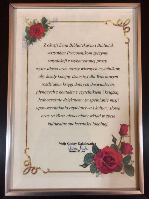 Tydzień Bibliotek w gminie Kąkolewnica