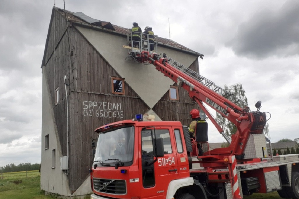 Interwencja strażaków w Brzozowym Kącie