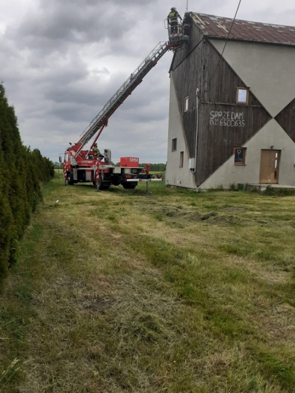 Interwencja strażaków w Brzozowym Kącie