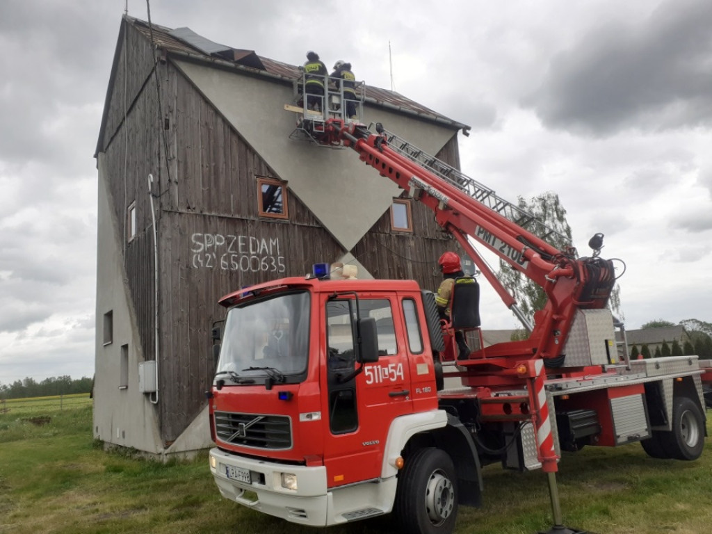 Interwencja strażaków w Brzozowym Kącie