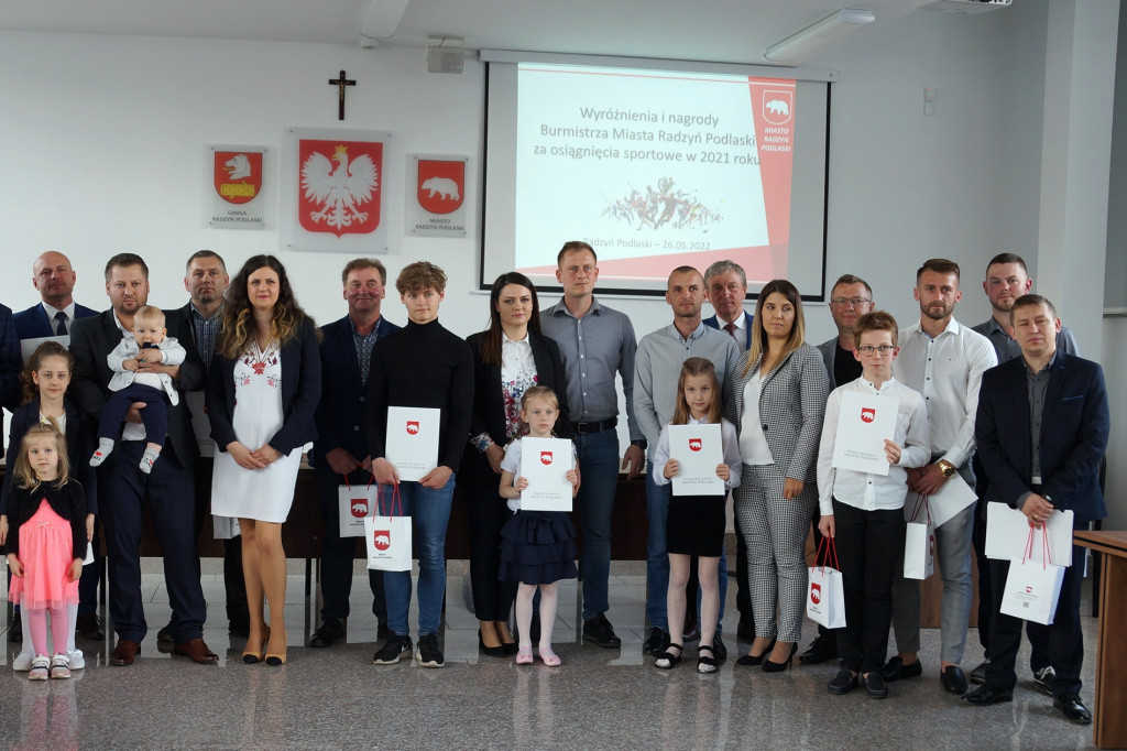 Sportowcy i trenerzy nagrodzeni na sesji RM