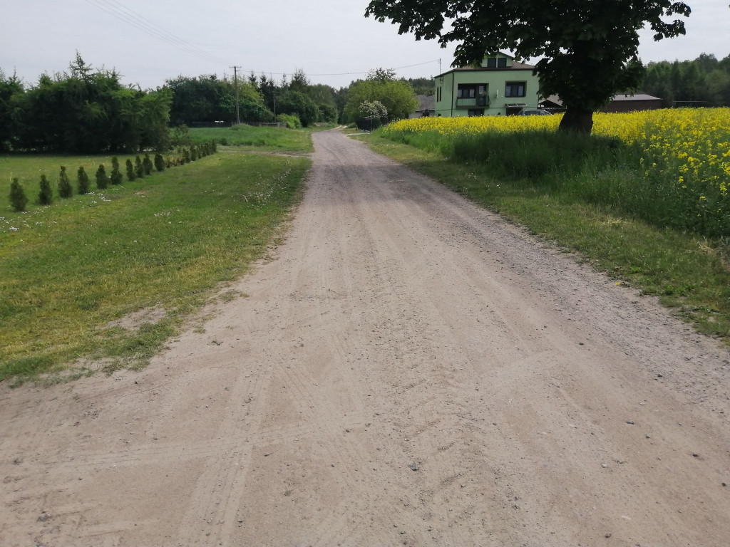 Przebudowa drogi w Plancie