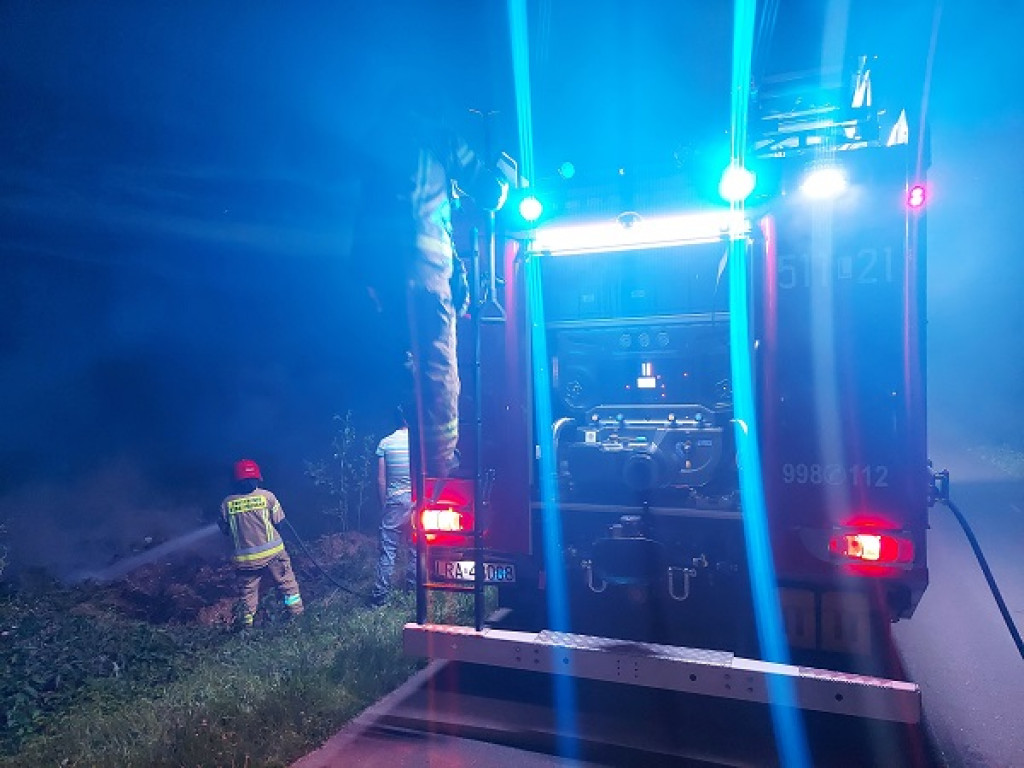 Interwencje strażaków na początku czerwca