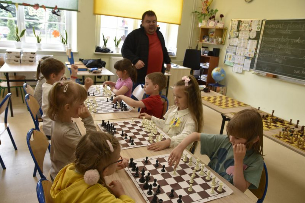 Turniej szachowy przedszkolaków w Kąkolewnicy