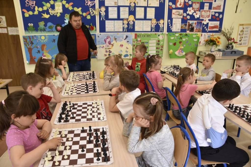 Turniej szachowy przedszkolaków w Kąkolewnicy