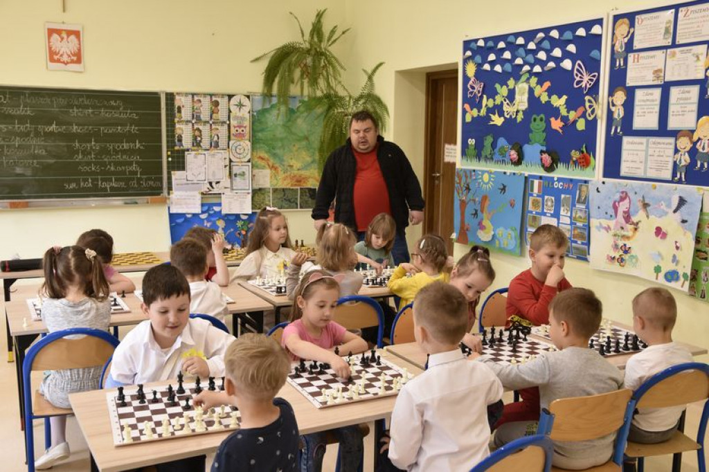 Turniej szachowy przedszkolaków w Kąkolewnicy
