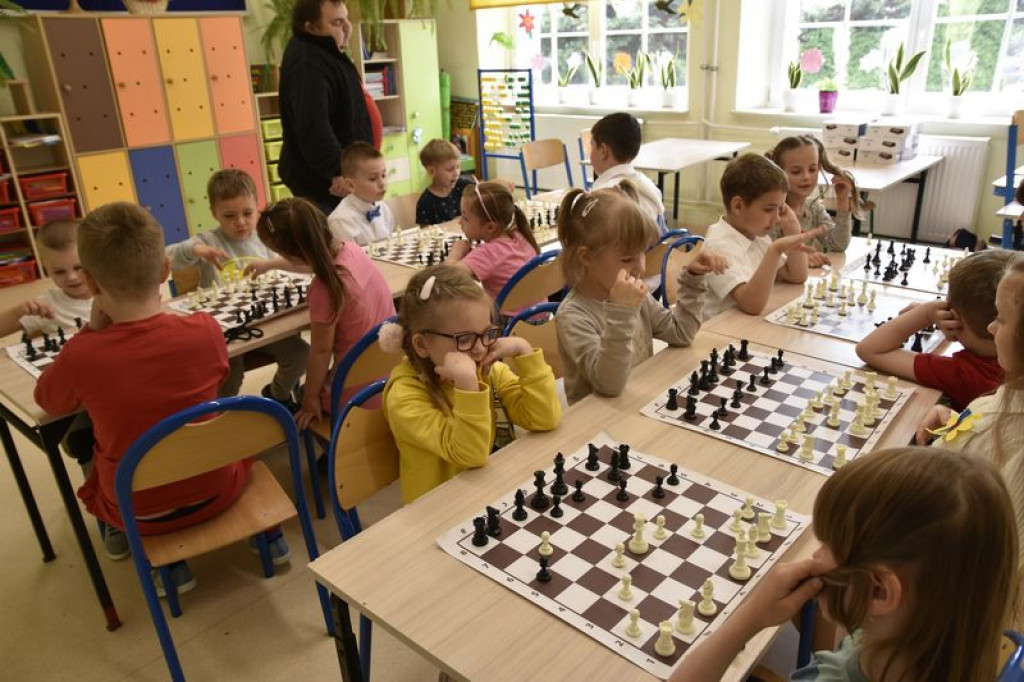 Turniej szachowy przedszkolaków w Kąkolewnicy
