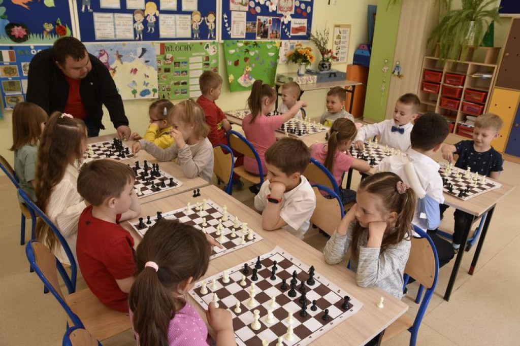 Turniej szachowy przedszkolaków w Kąkolewnicy