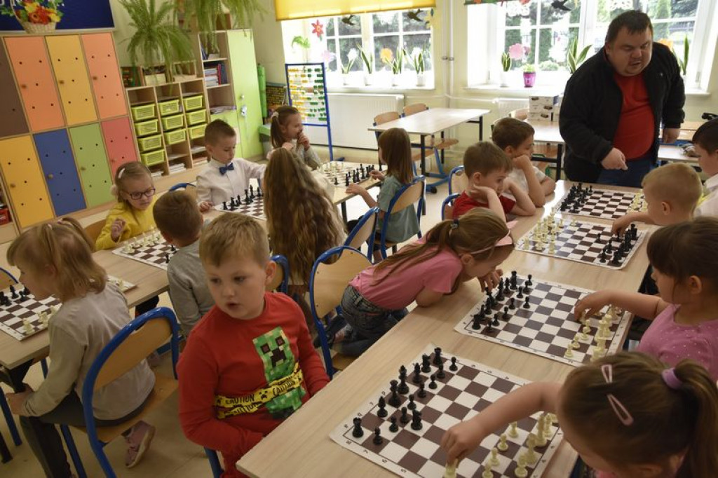 Turniej szachowy przedszkolaków w Kąkolewnicy