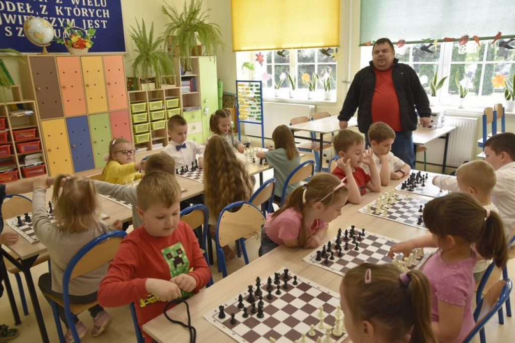 Turniej szachowy przedszkolaków w Kąkolewnicy