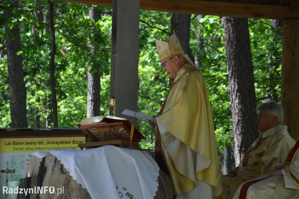 Uroczystości patriotyczne na uroczysku Baran