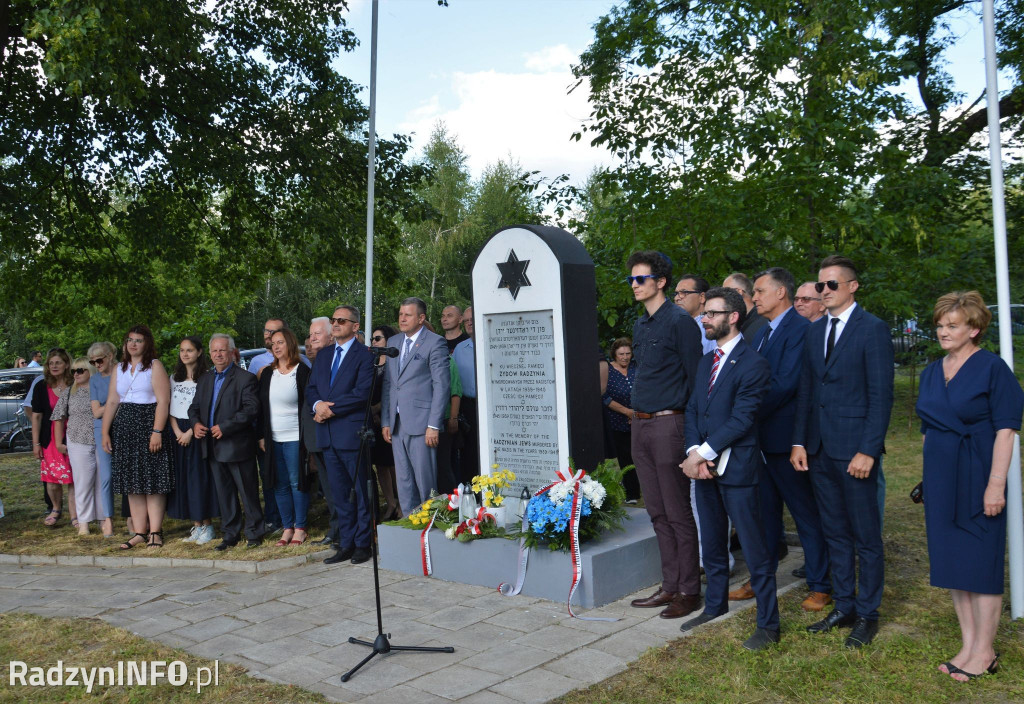 Uroczystość na cmentarzu żydowskim