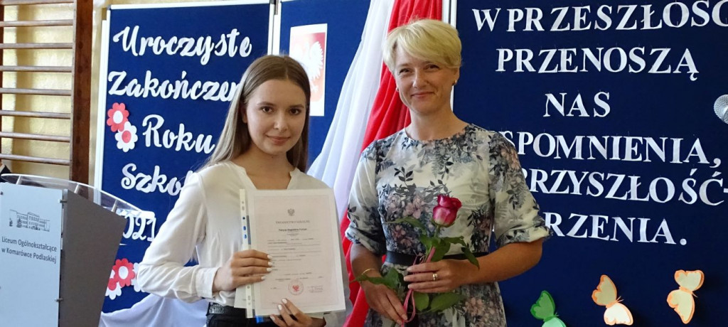 Zakończenie roku szkolnego w LO w Komarówce Podl.