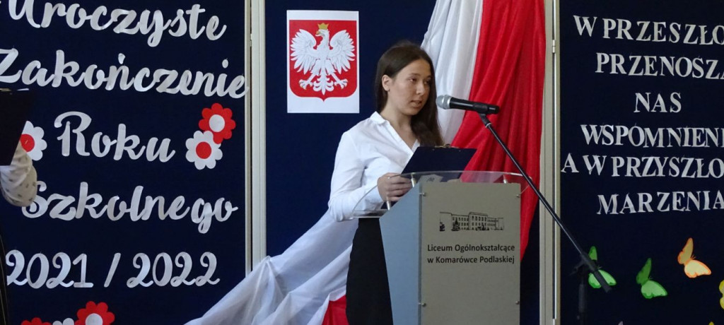 Zakończenie roku szkolnego w LO w Komarówce Podl.