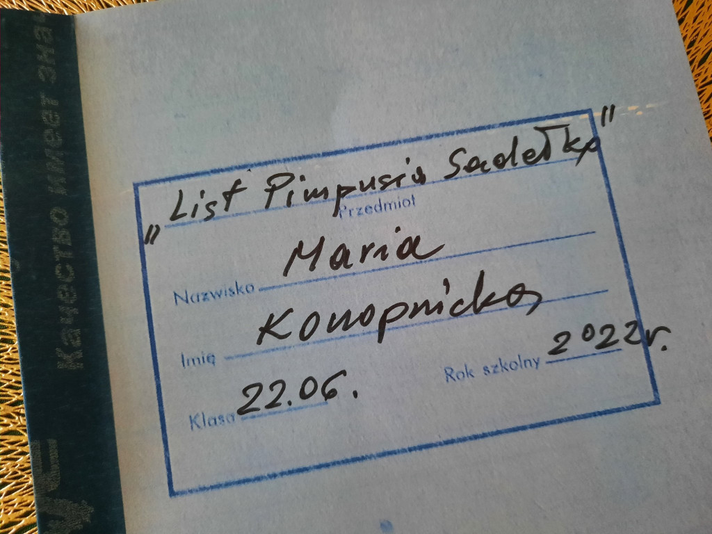 Czytanie Konopnickiej w 