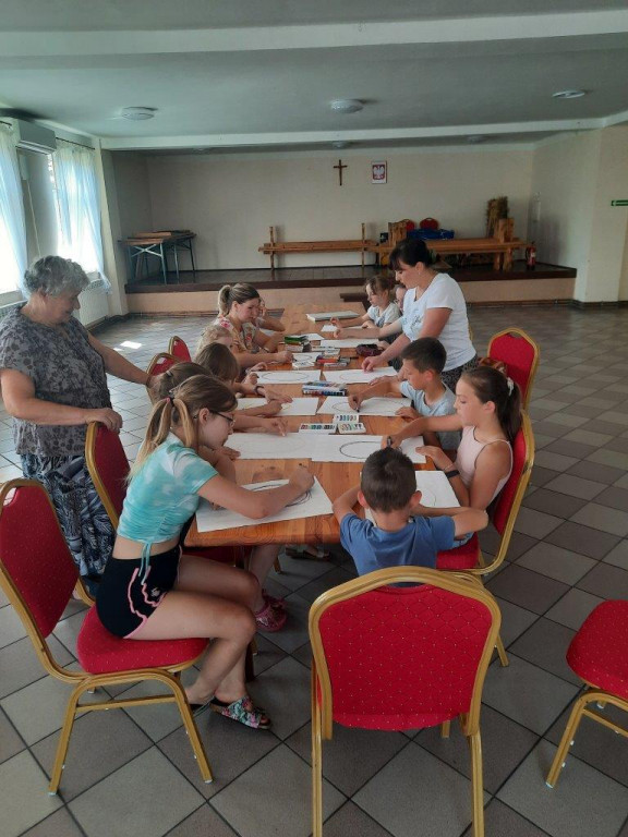 Warsztaty plastyczne w Paszkach Dużych