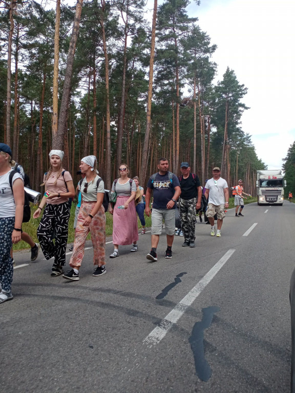 Piesza pielgrzymka na Jasną Górę - dzień szósty