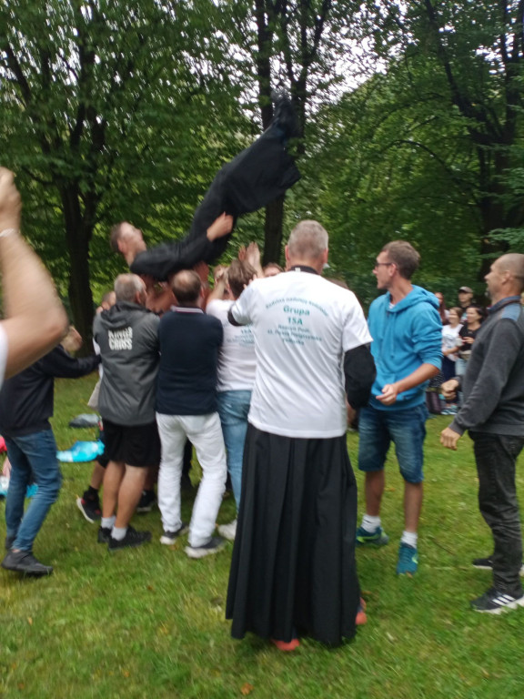 Uczestnicy pieszej pielgrzymki już na Jasnej Górze
