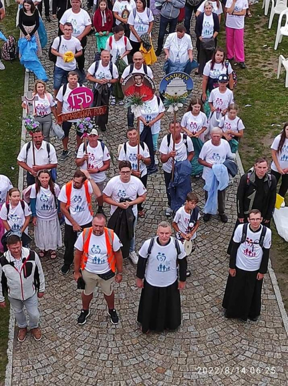 Uczestnicy pieszej pielgrzymki już na Jasnej Górze