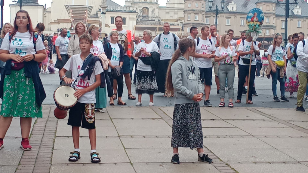 Uczestnicy pieszej pielgrzymki już na Jasnej Górze