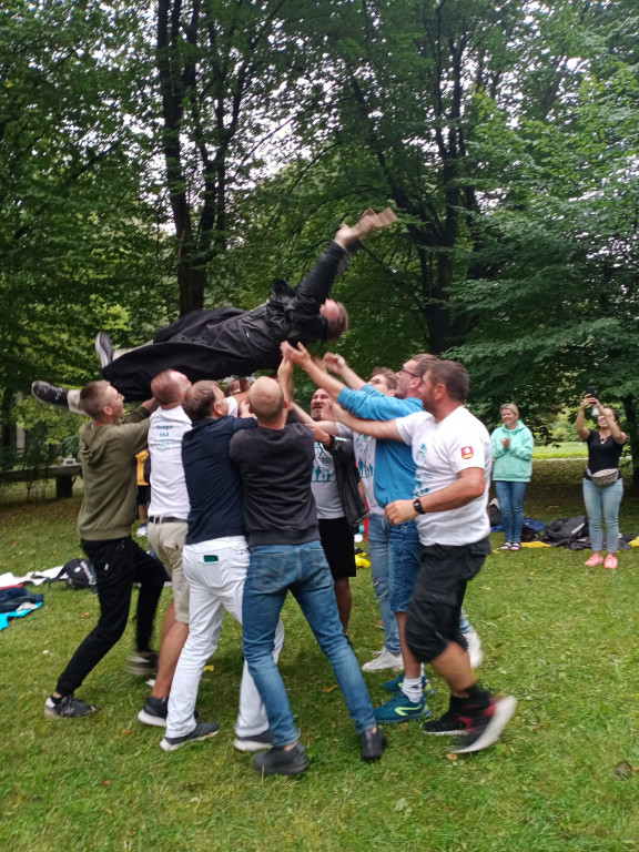 Uczestnicy pieszej pielgrzymki już na Jasnej Górze