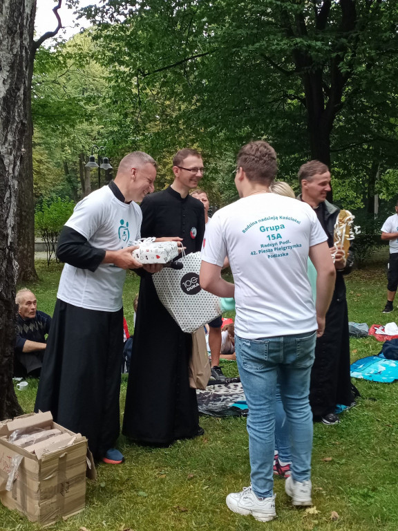 Uczestnicy pieszej pielgrzymki już na Jasnej Górze