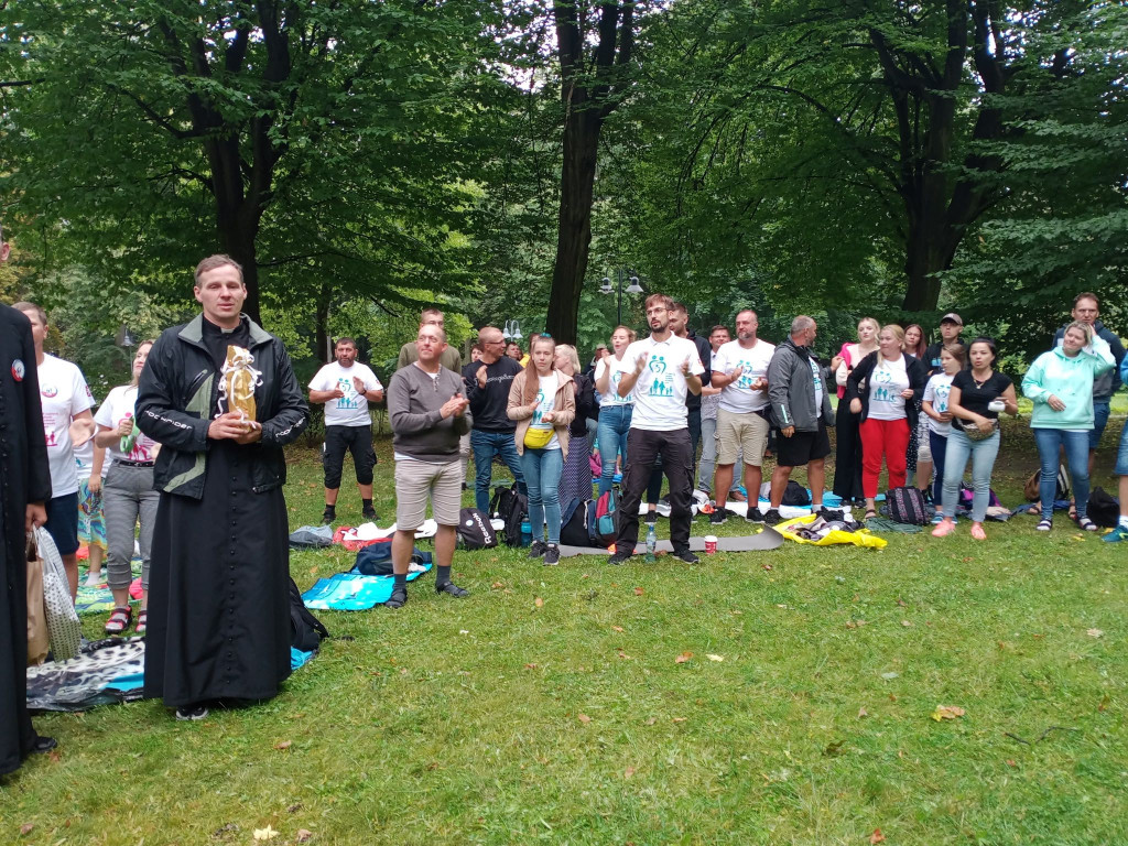Uczestnicy pieszej pielgrzymki już na Jasnej Górze
