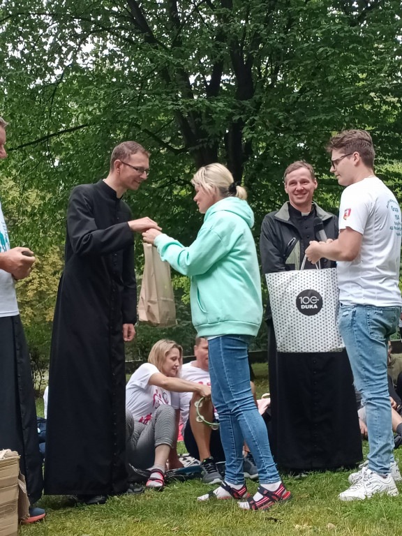 Uczestnicy pieszej pielgrzymki już na Jasnej Górze