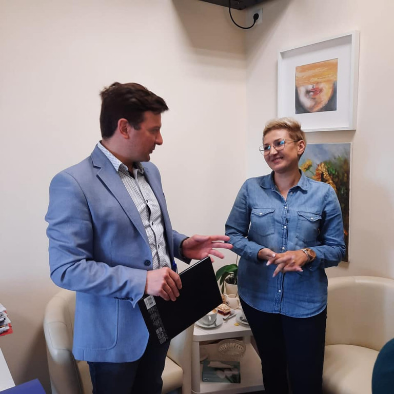 Wizyta Roberta Wilczka w żłobku w Ulanie-Majoracie