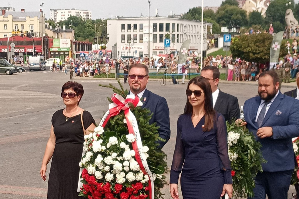 Delegacja gminy Radzyń w Lublinie 15 sierpnia