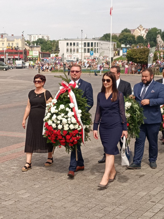 Delegacja gminy Radzyń w Lublinie 15 sierpnia
