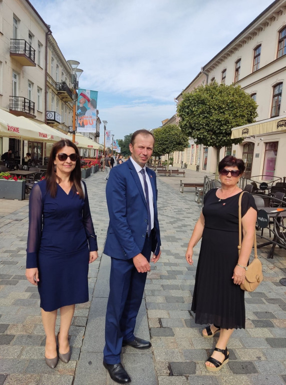 Delegacja gminy Radzyń w Lublinie 15 sierpnia