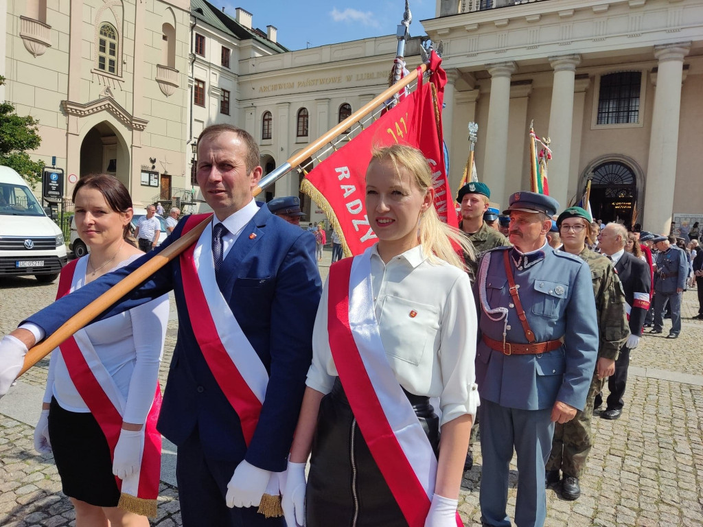 Delegacja gminy Radzyń w Lublinie 15 sierpnia