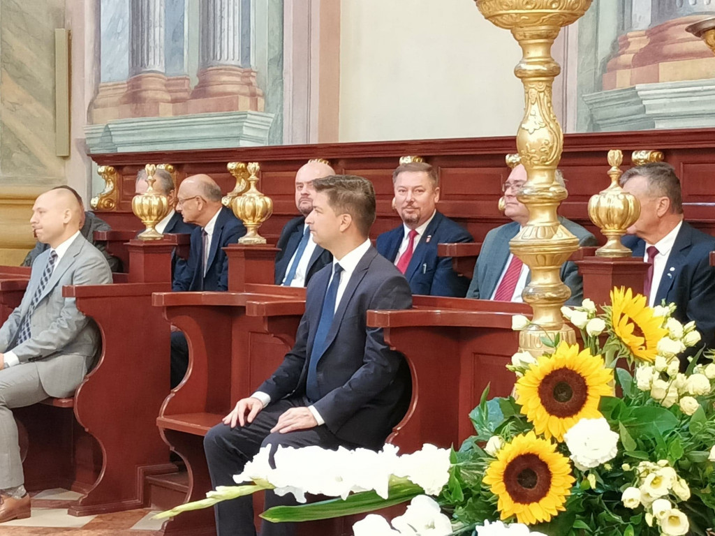 Delegacja gminy Radzyń w Lublinie 15 sierpnia